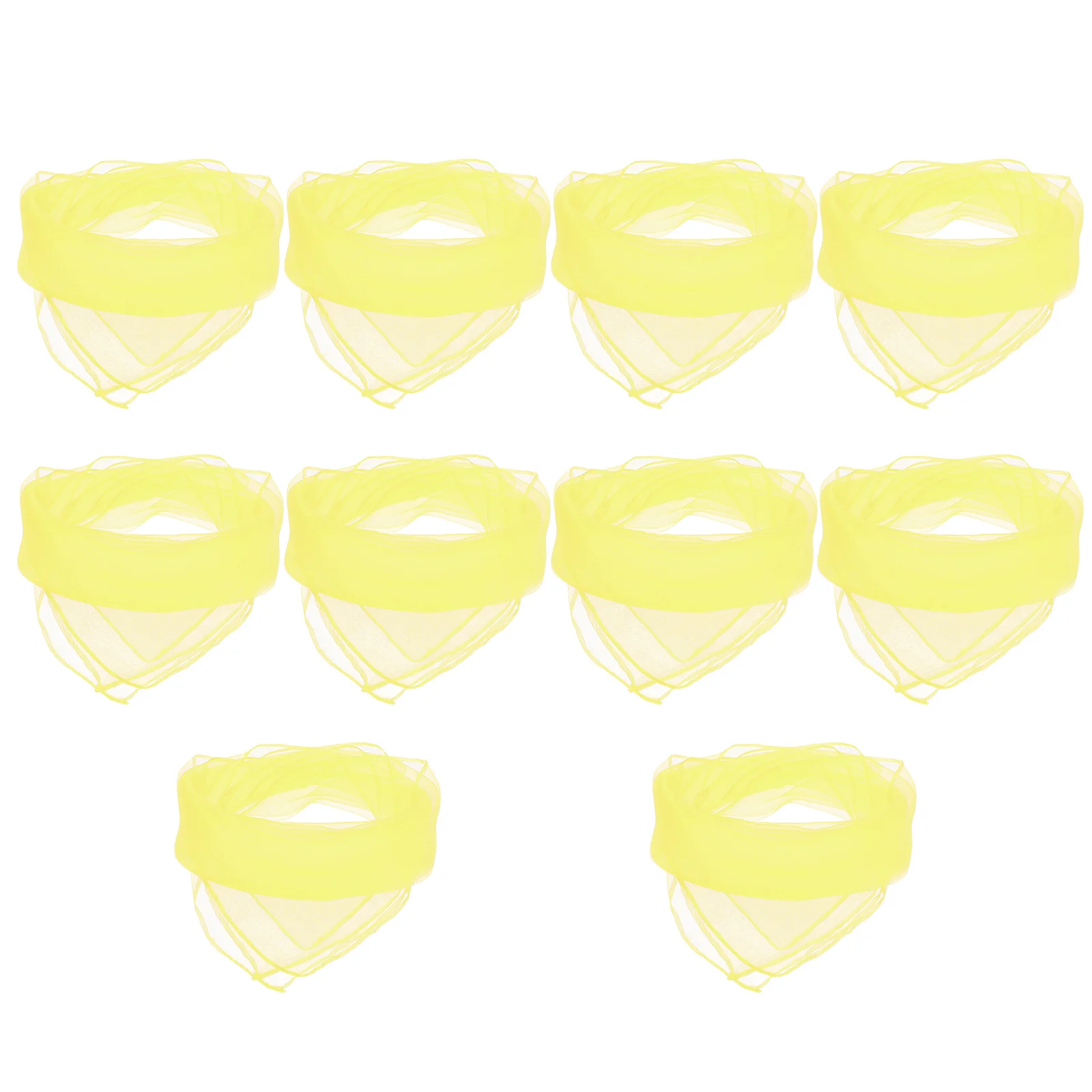 

10 шт. однотонные квадратные шарфы, легкая вуаль, аксессуары для выступлений для женщин, шелковый шелковый шарф