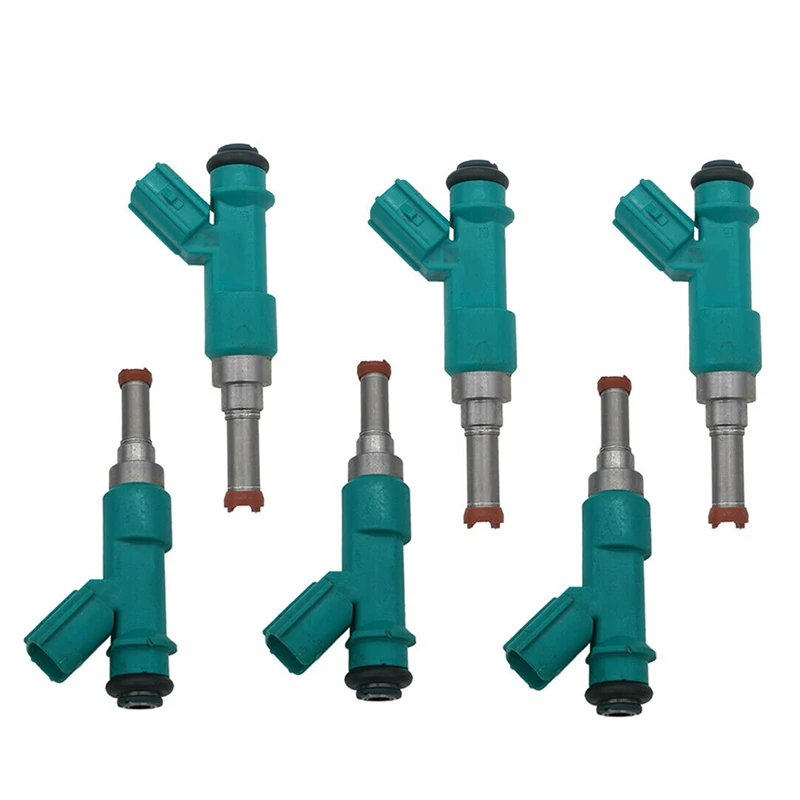 6PCS 23209-0P010 23209-31090 23250-0P010 23250-31090 Fuel Injector Nozzle For Toyota Highlander Camry RAV4 Lexus RX450h 3.5L V6
