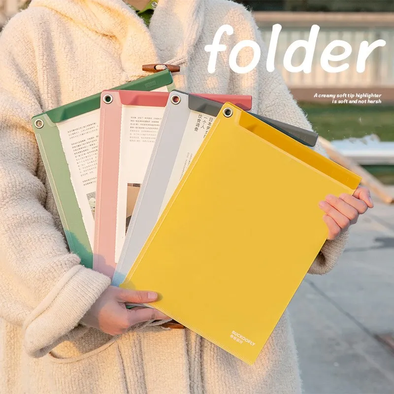 A4 File Folder Clipboard Drawing Writing Pad Multi Functional Student Test Paper Storage Folder Document Organizer Stationery