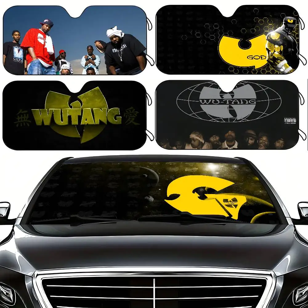 W-Wu Tangs Clan Band Car SunShade Windshield Cover UV Protection Auto Visor Accessories For Cars