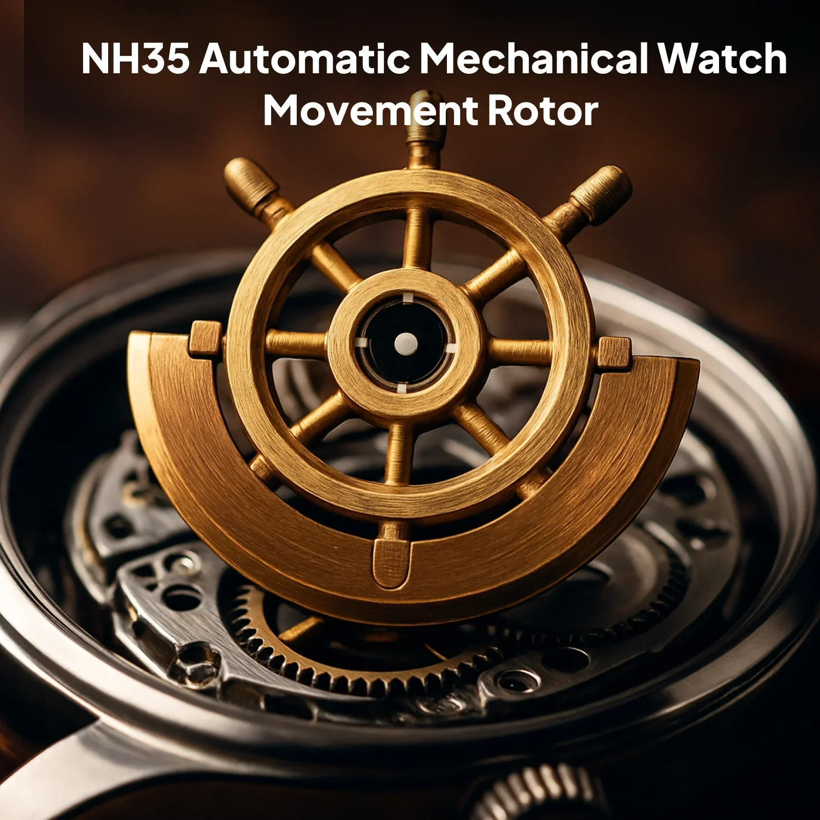 

NH35 NH36 Watch Movements Rotors Oscillating Weight Rotor for H34 NH38 NH39 4R 6R Watch Movements Replacement Rotor Parts