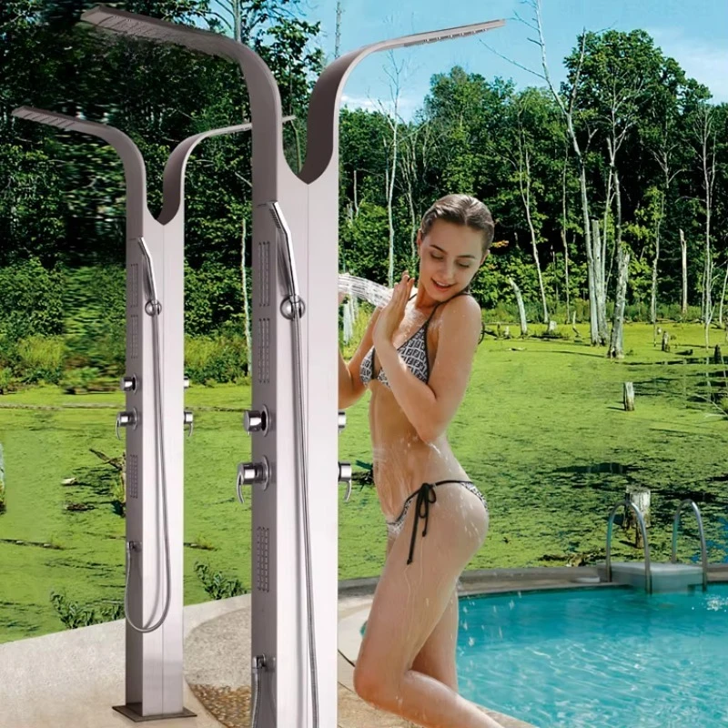 

Hotel outdoor shower column set, shower panel system #BS-6910