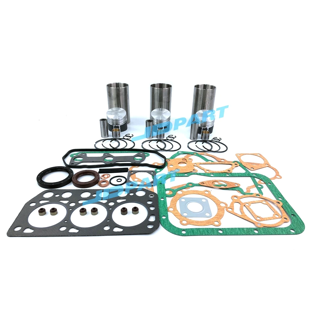 K3D Cylinder Liner Kit With Gasket Set For Mitsubishi Excavator Engine Parts