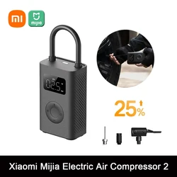 Xiaomi Mijia pompa powietrza 2 150PSI Mini przenośna elektryczna sprężarka powietrza typu C LED Multitool Inflator do samochodu kulkowego opona motocyklowa