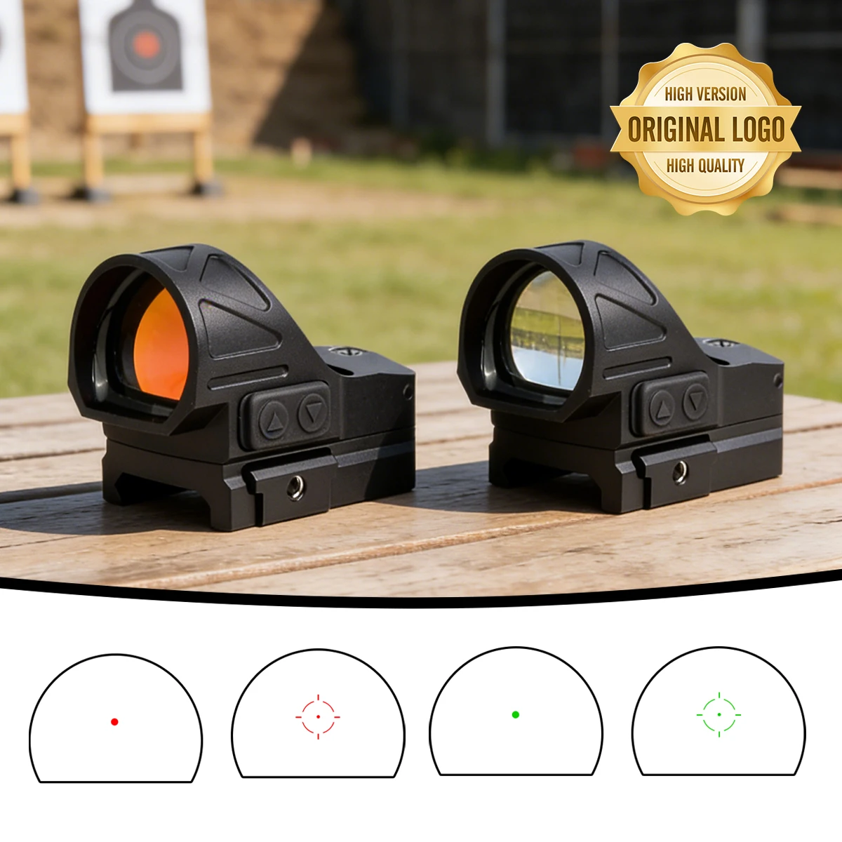 Optics OM*G* 3 MOA Red Dot Sight Shake Awake 407C/507C Cut Riflescope Parallax Free for Gl*ck Airsoft Scope 20mm Rail Mount