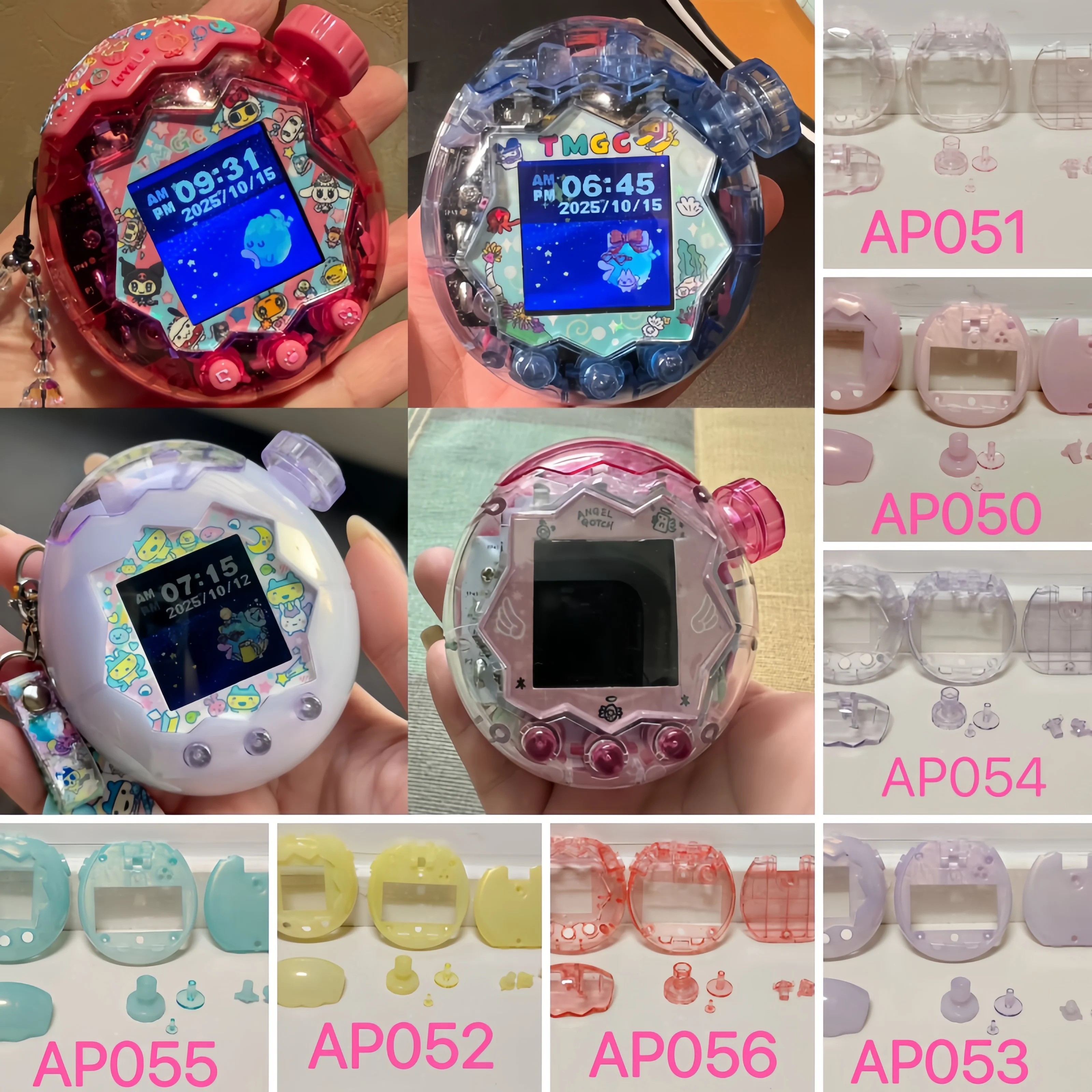 

Новый цветной набор Тамагочи Happy Park Paradise, сменный корпус, коллекция защитных корпусов