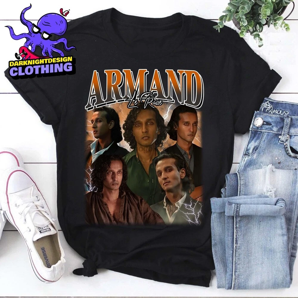 Armand Le Russe Bootleg Shirt Assad Zaman Movie Vampire Retro Tee Halloween Vintage Style #1