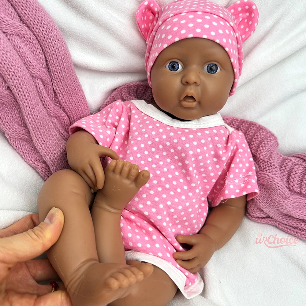 45 سم سمينة فتاة حية السيليكون تولد من جديد طفل اليدوي الناعمة مقاومة للماء دمية حديثة الولادة فيلم الدعاية لجمع الفنان هدية
