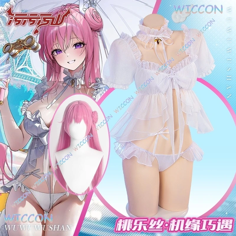 

[YiNuo Store]GODDESS OF VICTORY: NIKKE Dorothy Swimsuit Cosplay Costume Cos Game Woemn Sexy Suit Wig Party Uniform Hallowen Play