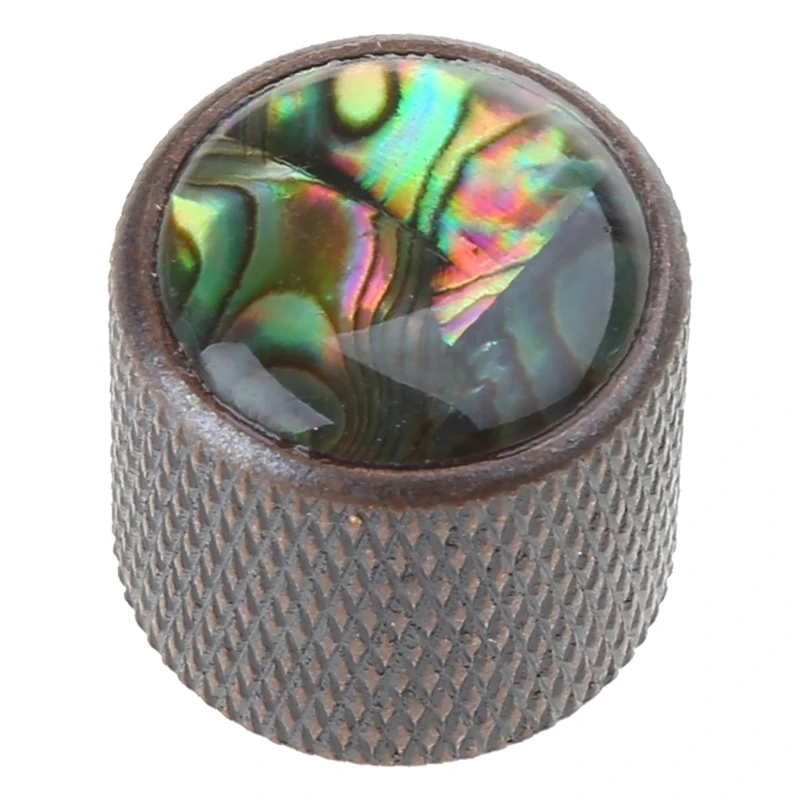 Metal Potentiometer Control Guitar Volume Tone Control Knobs 20mm Diameter Solid Shaft Knobs Guitar Replacement Parts 24BD