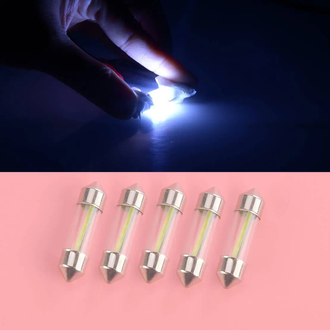 

5Pcs 39mm C5W COB LED Car Inner Interior Festoon Dome Map Reading Light Lamp Bulbs