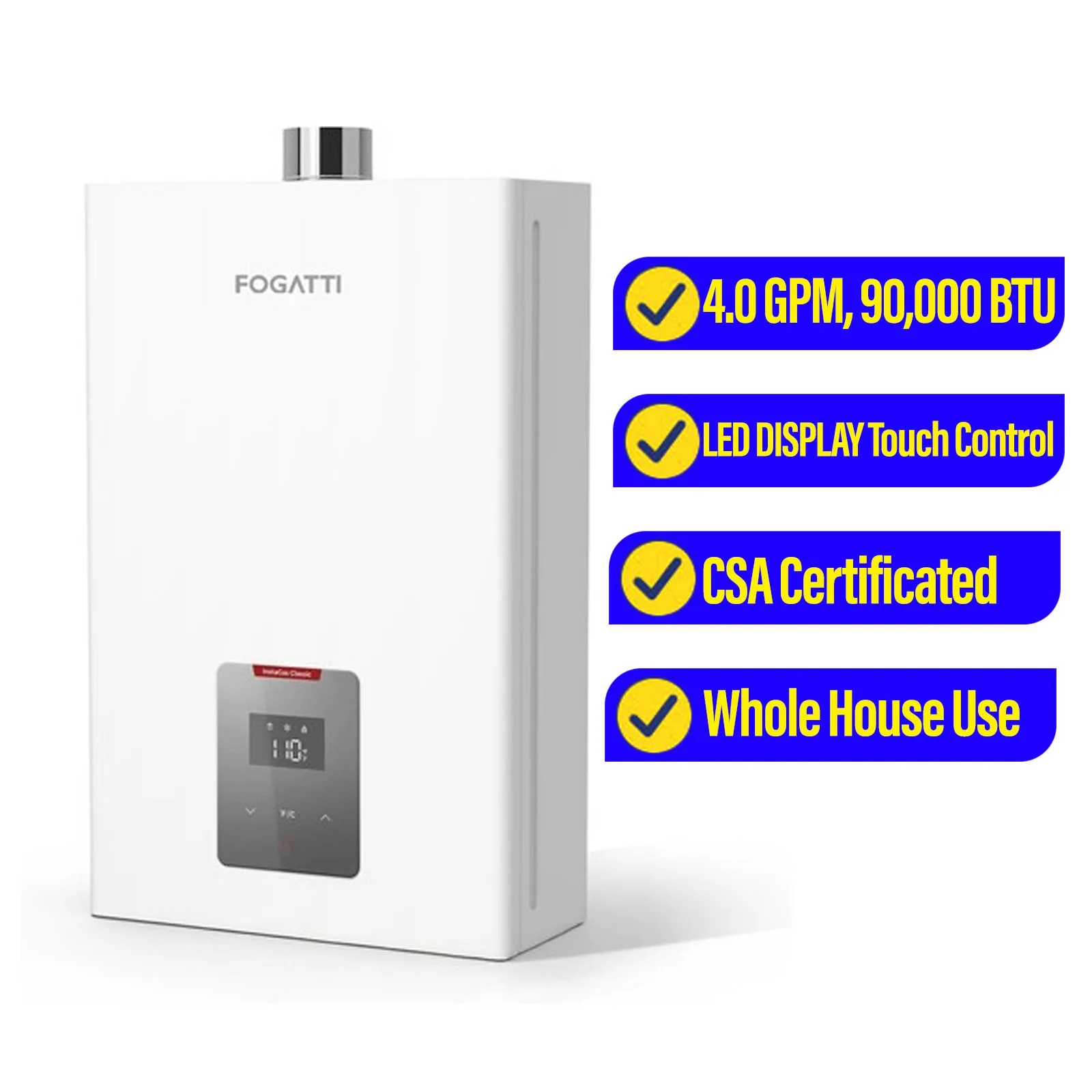 4.0 Gpm, 90,000 Btu…