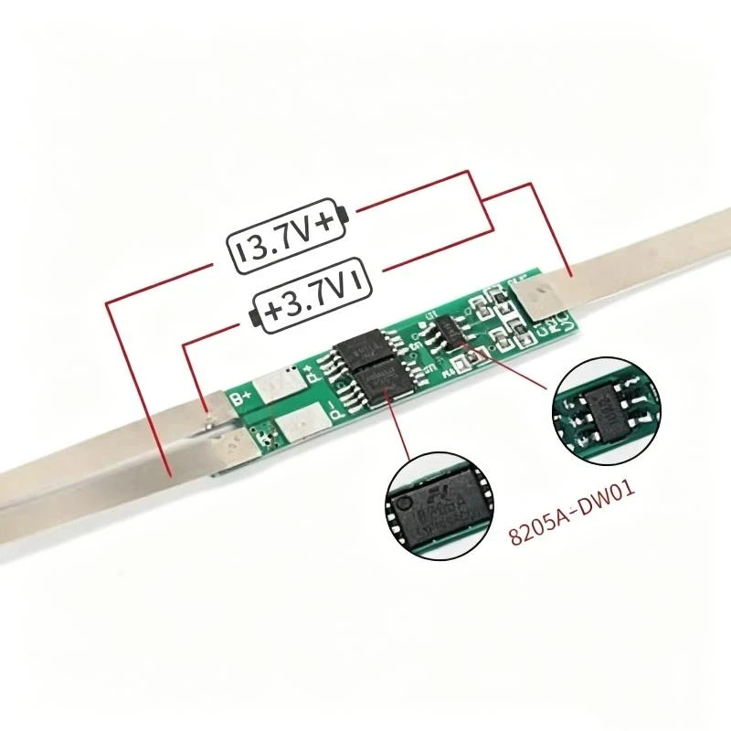 BMS 2S 7.4V 2A 3A 4.5A 6A 7.5A 9A Li-ion Battery Protection Board For 18650 Li-ion Lithium Lipo Battery Cell