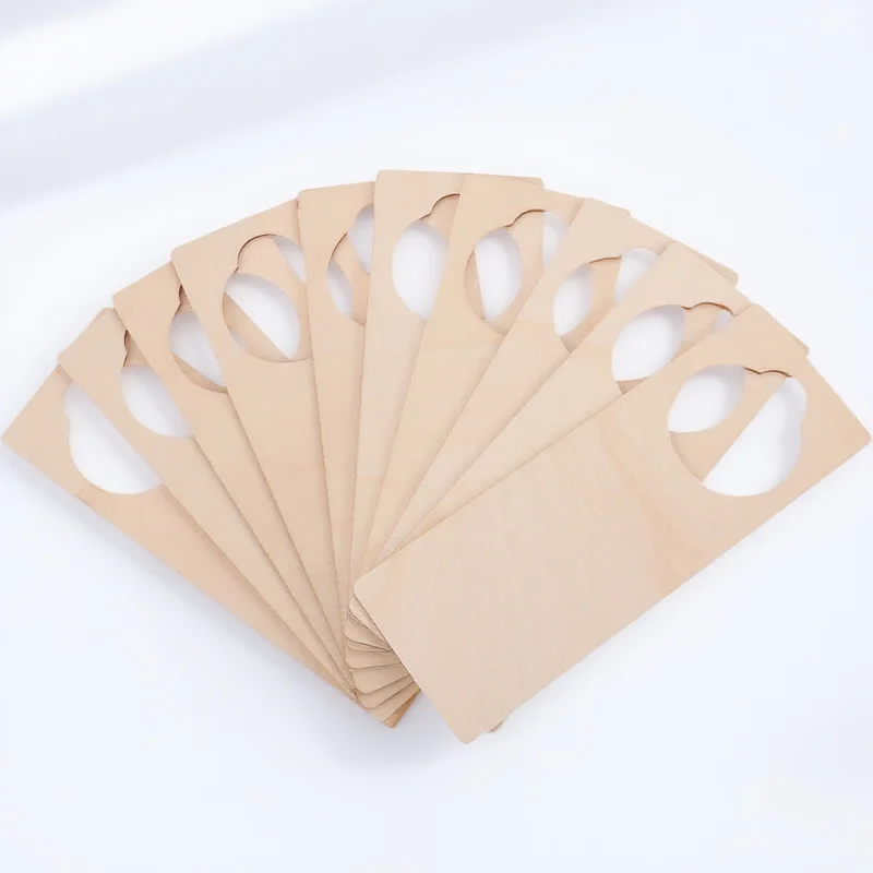 

10pcs Natural Wooden Door Hanging Sign Blank Plaque For Diy Graffiti Decoration Craft Home Gift Unfinished Wood Pendant