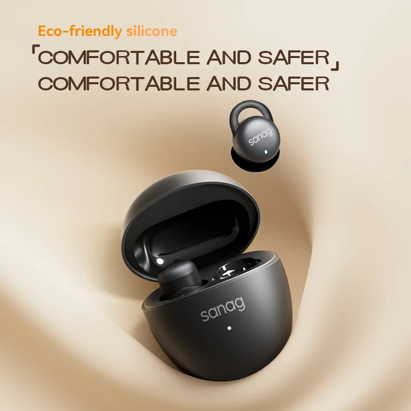 Sanag J20 Wireless Earphones Sleep Pods Bluetooth Noise-Cancelling Sleep Headphones