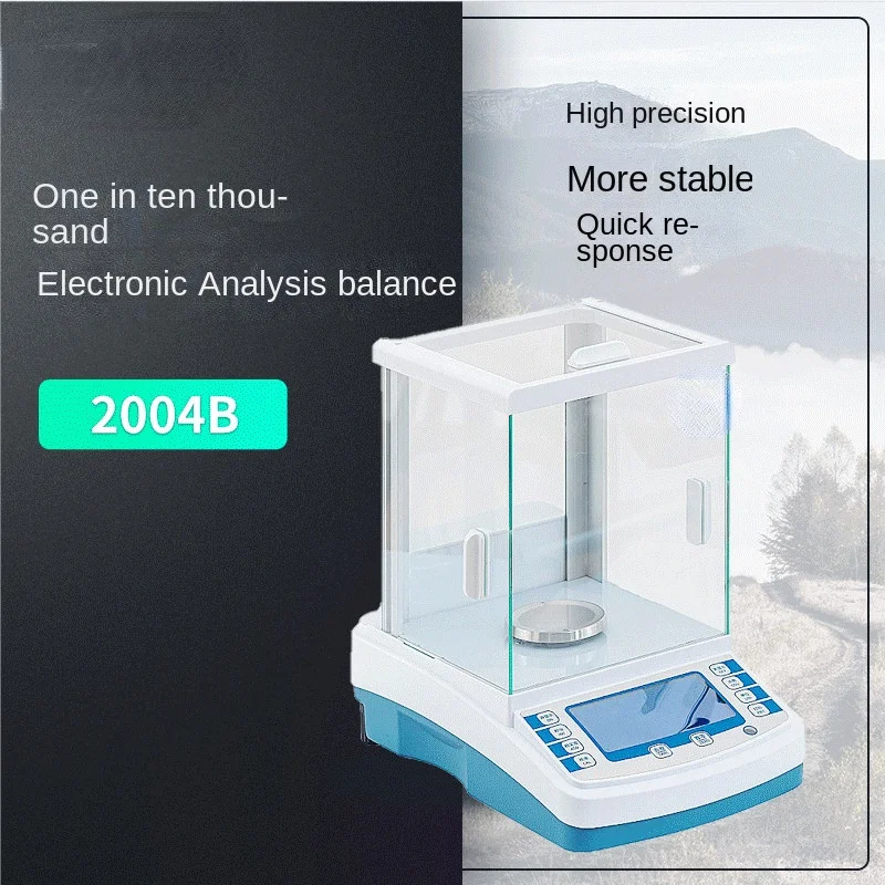 Laboratory Electronic Balance One Thousandth High Precision Analytical Balance Instrument 0.0001G