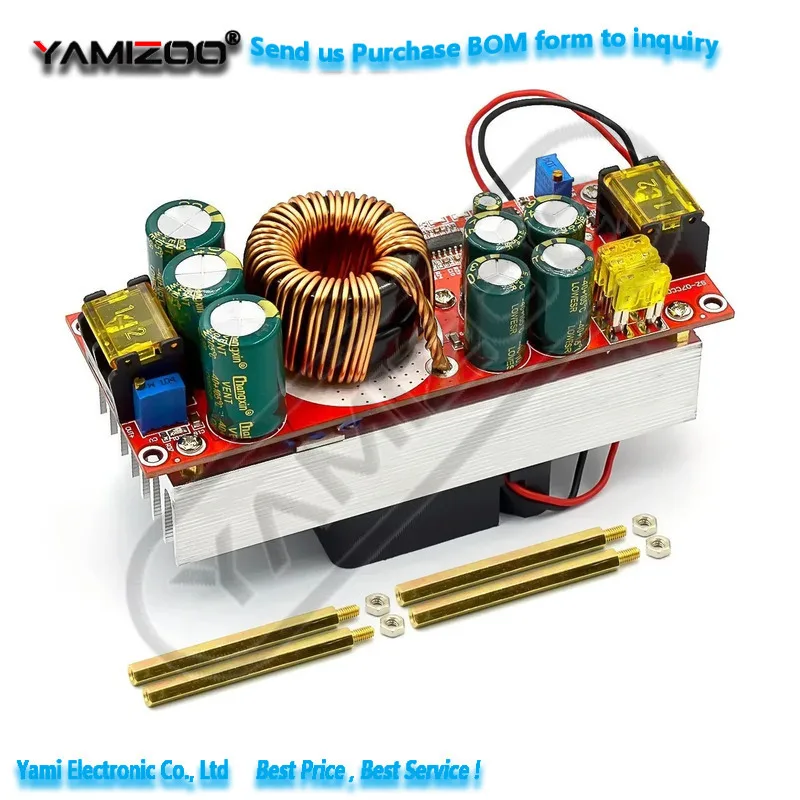 1800W 40A DC-DC DC Voltage Constant Current Converter Boosts 10-60V By Fan For 12-90V Boost Power Module