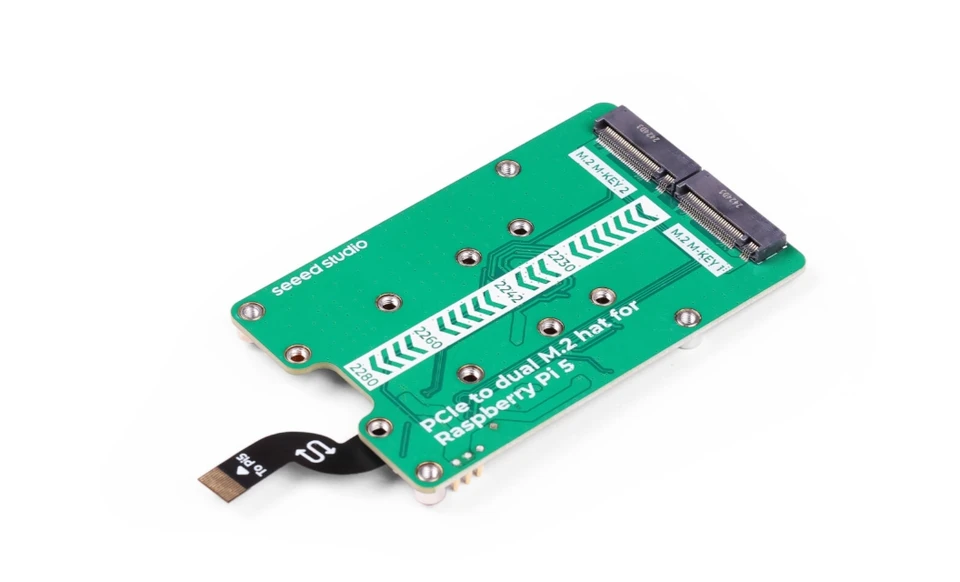 Adaptateur PCIe vers M.2 SSD (C) pour Raspberry Pi 5 - Boutique en ligne d'électronique Adaptateur PCIe vers M.2 SSD (C) pour Raspberry Pi 5 - Boutique en ligne d'électronique
