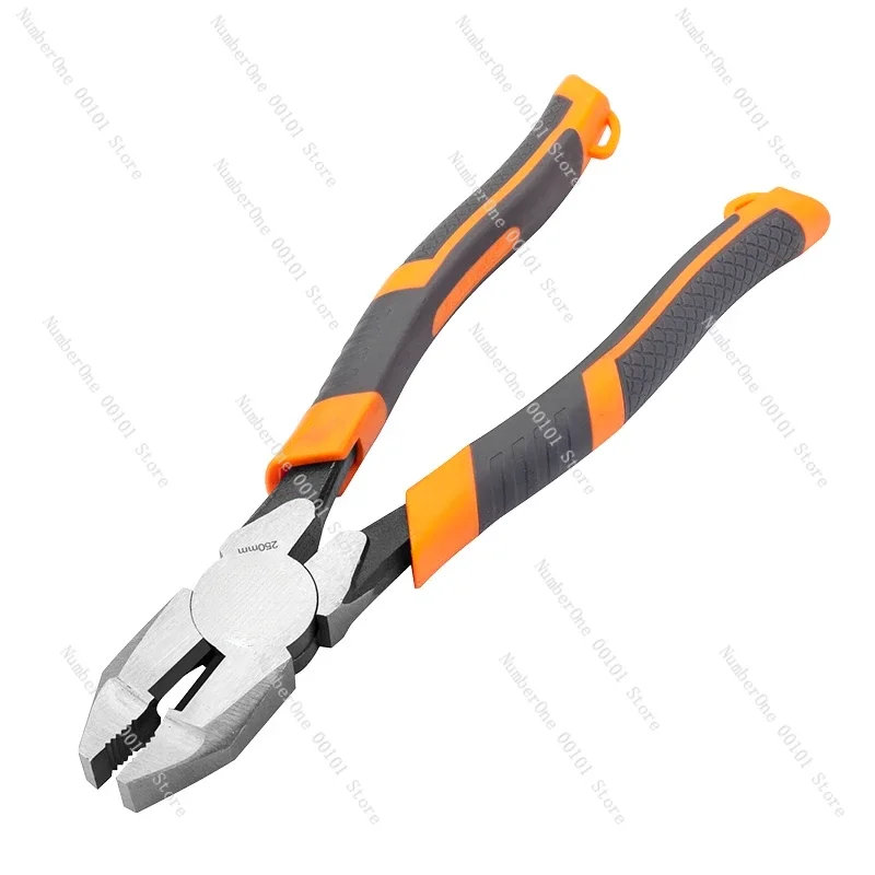 Heavy duty, strong and labor-saving wire pliers, multi-functional 10-inch electrical pliers