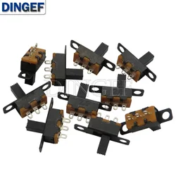 20PCS/lot Toggle Switchs SS12F15 SS12F15VG3 G4 G5 3PIN 1P2T Slide Switch Handle High 3MM 4MM 5MM 6MM 7MM SS12F15VG6 SS12F15VG7