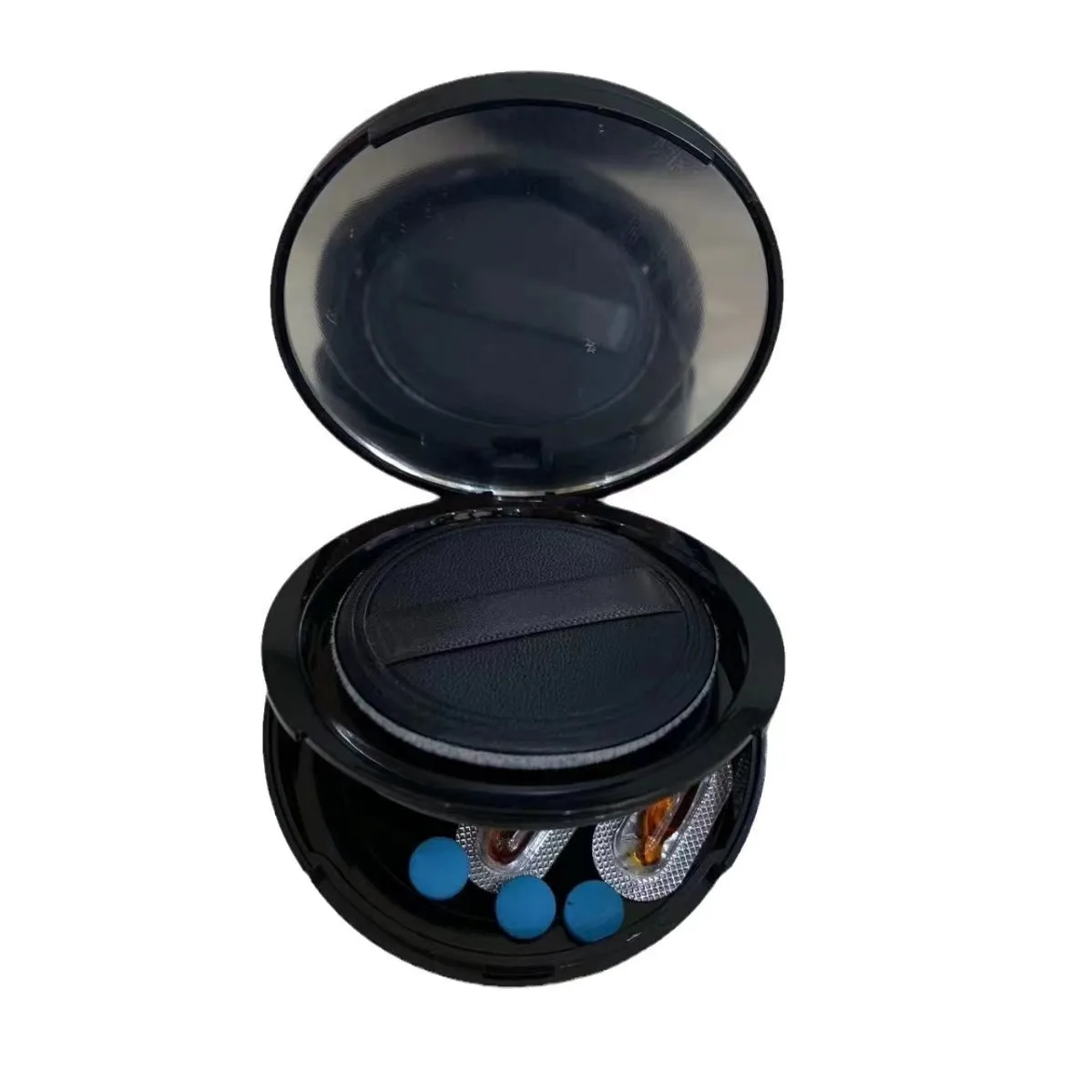 New Makeup powder  Mini Hidden Safe Box Secret Compartment Stash Box Empty Car Key Fob Hide and Store Money Pills Coin