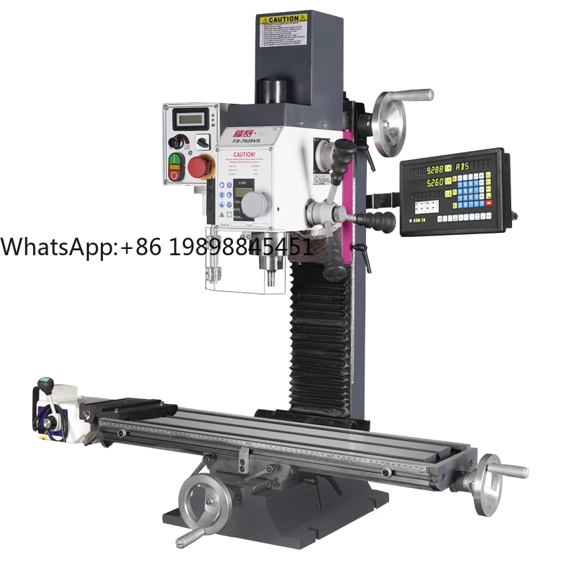 

Сертификат CE 2024, 7028VS, Новое поступление, сделай сам, вертикальный сверлильный станок по металлу, фрезерный и нарезной станок для домашнего использования, компонент сердечника двигателя