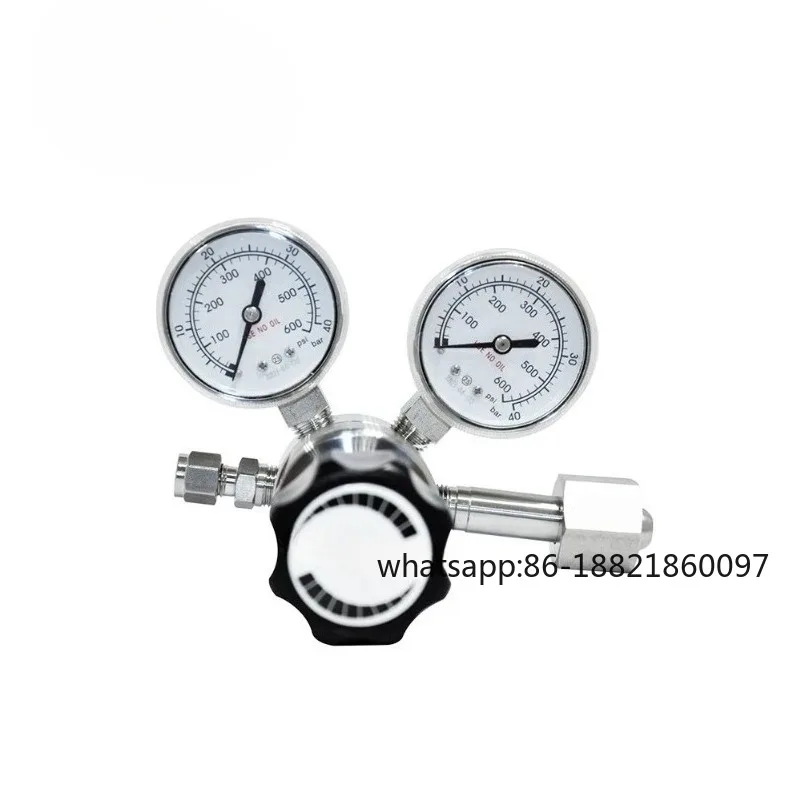 

6000psi Inlet 1000psi Outlet Ammonia Nitrogen CO2 Argon Helium Hydrogen Gas Pressure Regulator for Hydrogen Energy