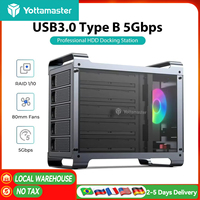 【Free Local Warehouse】Yottamaster 5-Slot RAID External Hard Drive Enclosure 2.5\