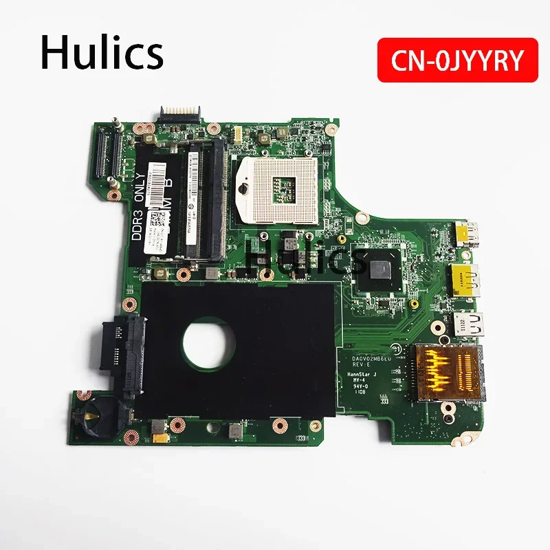 Hulics Used CN-0JYYRY JYYRY DA0V02MB6E0 Laptop Mainboard For Dell Vostro 3450 V3450 Intel Motherboard HM67 DDR3 Main Board