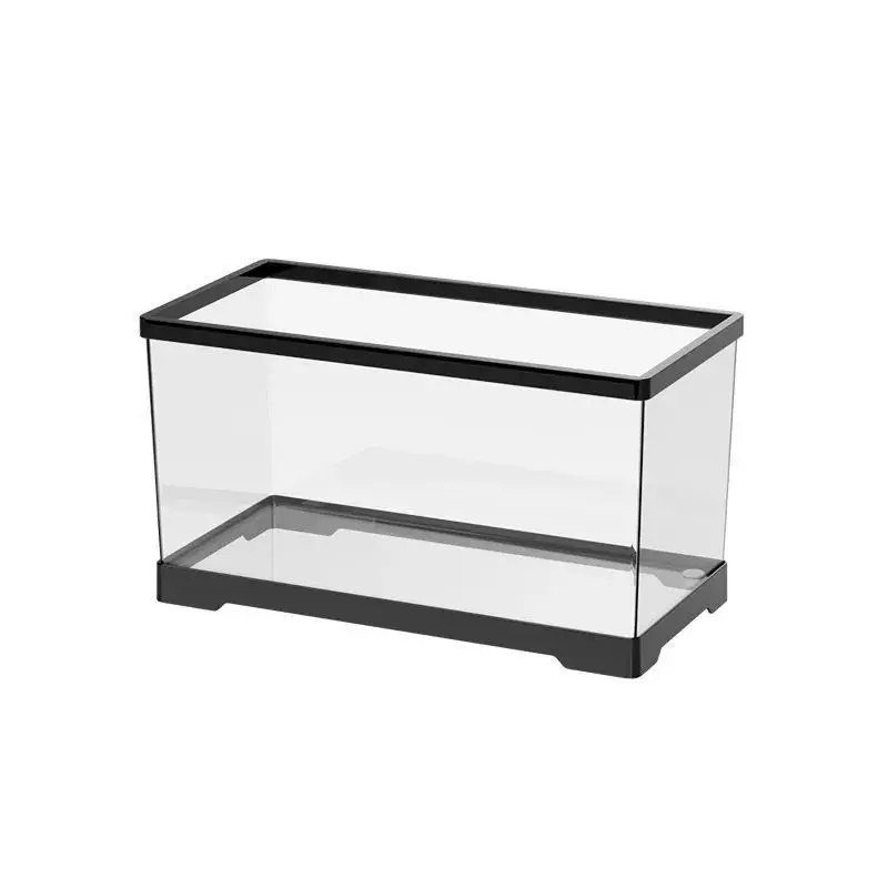 Acrylic fish tank landscaping living room household ultra-white ecological plastic transparent desktop aquarium turtle tank
