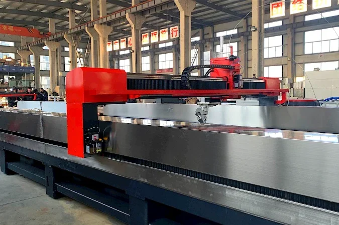 Water cutting 5 axis numerical control water jet marble cutting machine