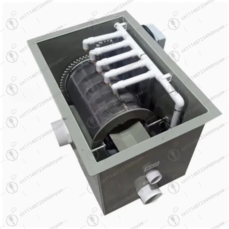 Drum Microfilter Fish Pond Filter Aquaculture Automatic Backwashing Koi Pond Water Circulation System Drum Machine