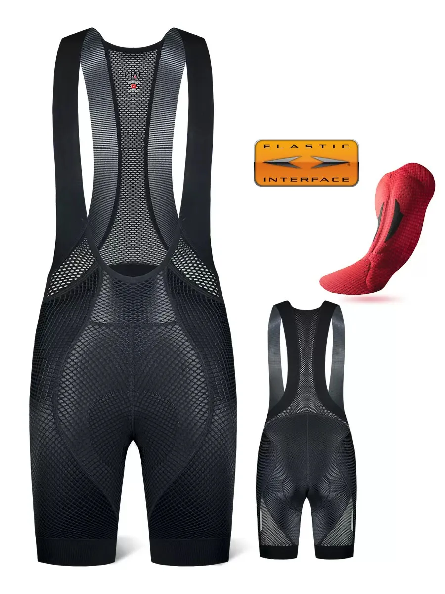 Custom Seamless Men Wear Bike Cycling Padded Riding Bib Tights Bicycle Bib Shorts Cycling Bib Pants
