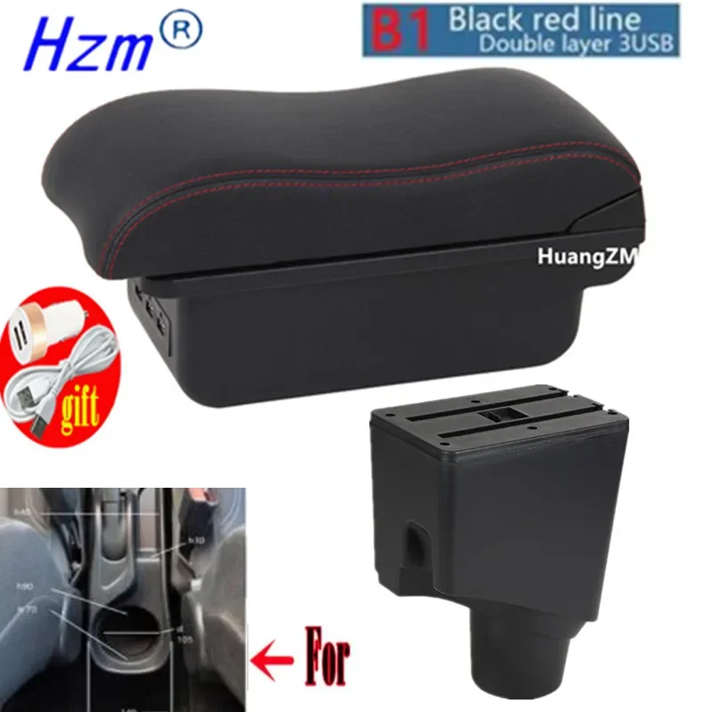 Voor Toyota Yaris 2015 2016 2017 2018 2019 2020 2021 2022 Auto Armsteun Doos Voor Toyota Yaris hybride Opbergdoos auto Accessoires