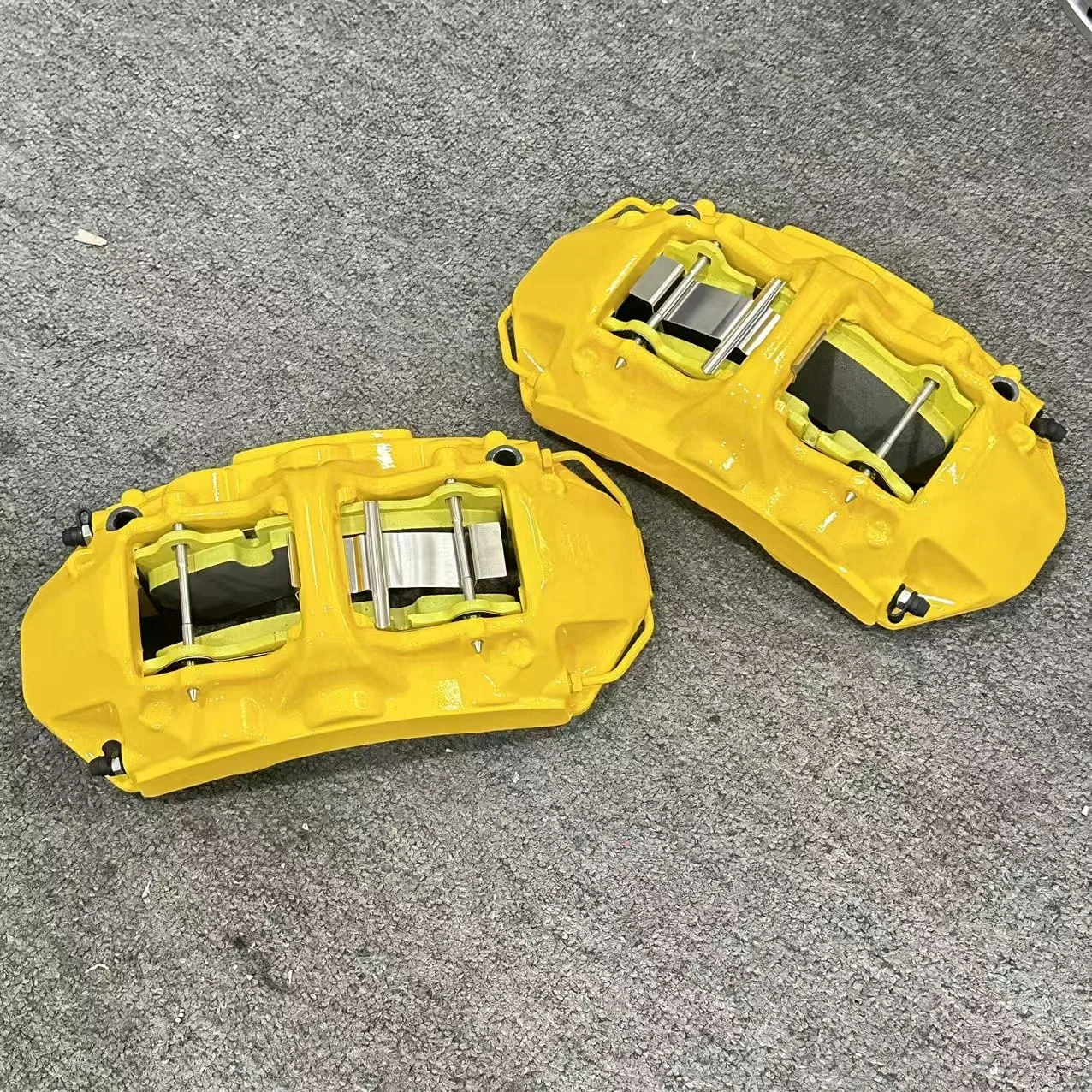 Hsingyik Yellow Brake Systems 6 Pistons Pot Big Brake Kit For Honda Civic 10th Gen Front GT6 Caliper With Rotor Pad 18inch