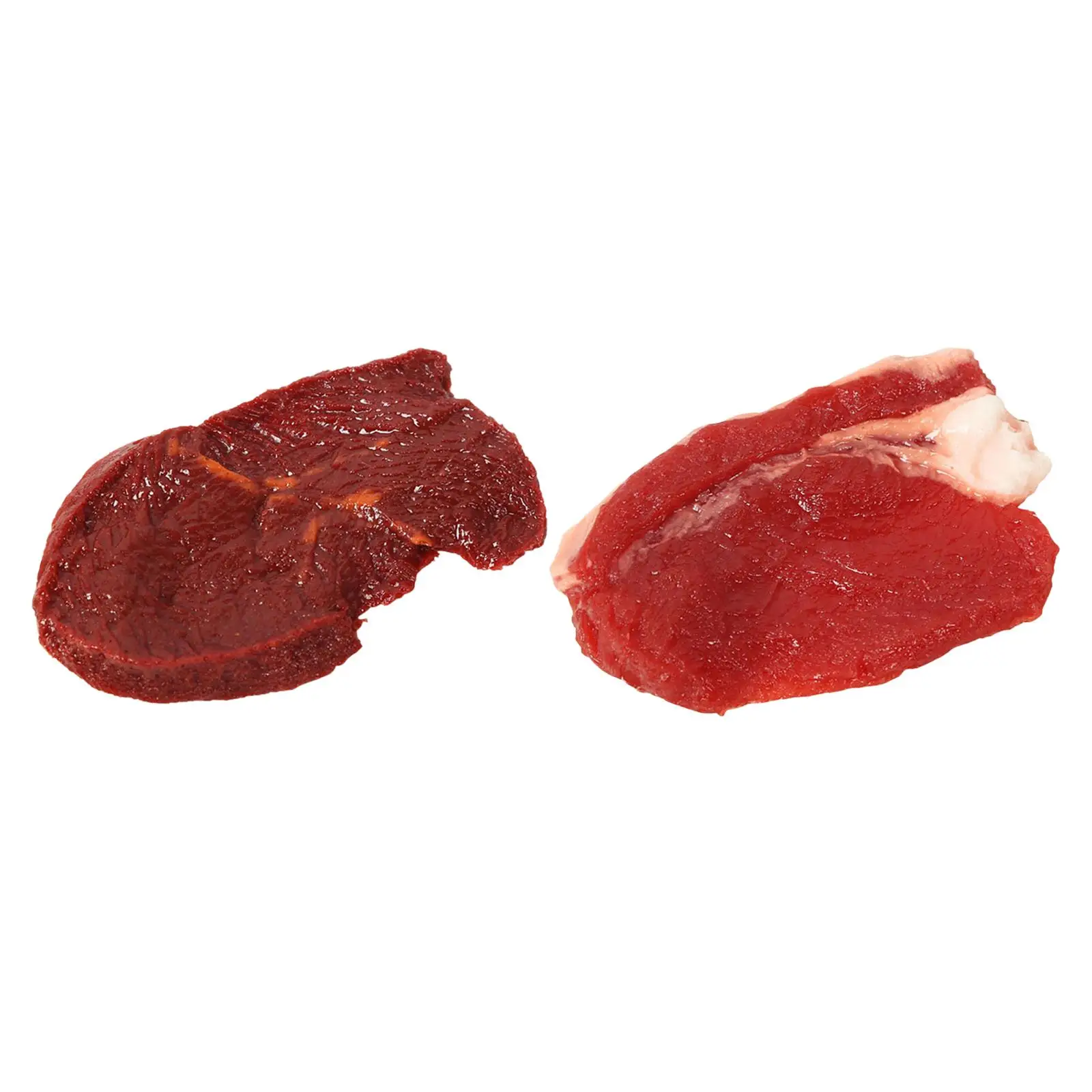 Realistic Simulation Meat, Lifelike Fake Artificial Meat Model for Cabinet Desk Shops Display Photography Props