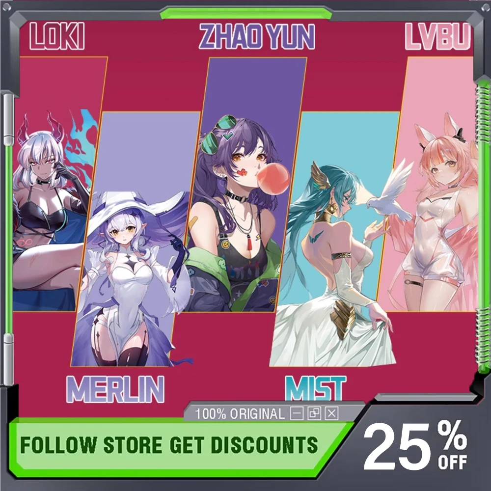 VALKYRIE Anime IP Series Mouse Pad SOFT Softness Large Size Design 490x420x4mm FPS E-sports Gaming Gamer Mouse Pads