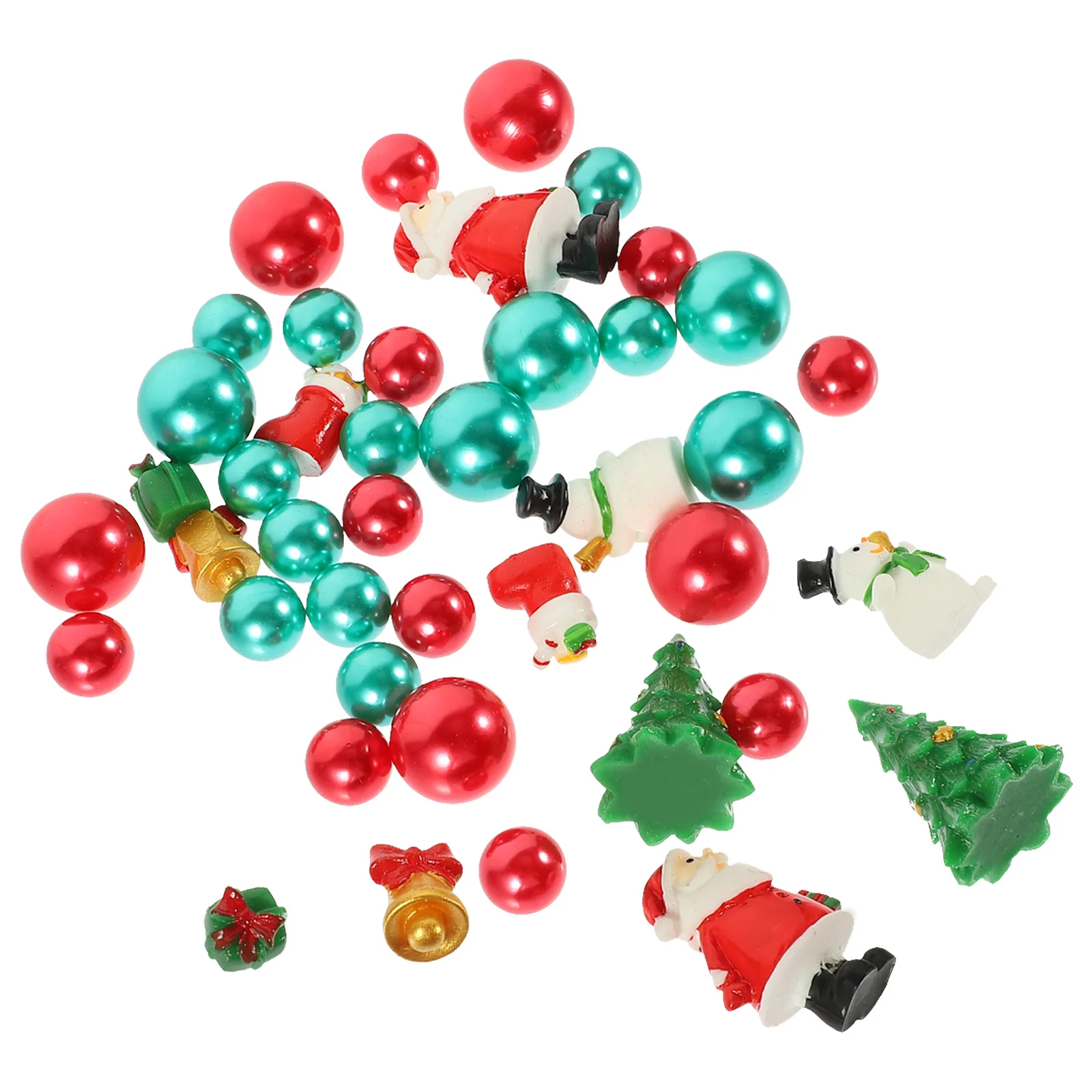 1Set Snowman Pearl Vase Filler Decorative Acrylic Fake Pearls Floating Beads for DIY Vase Decor Wedding Birthday Party