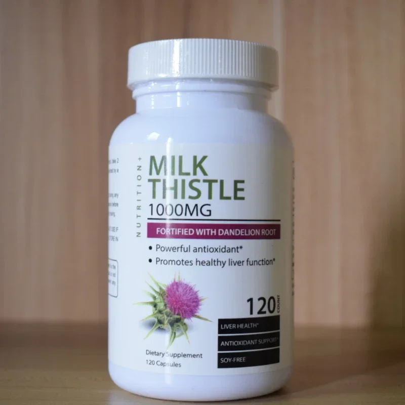 

Natural Milk Thistle Extract Liver Nourishing And Liver Protecting Capsule Helps Repair Supports Liver Detoxification