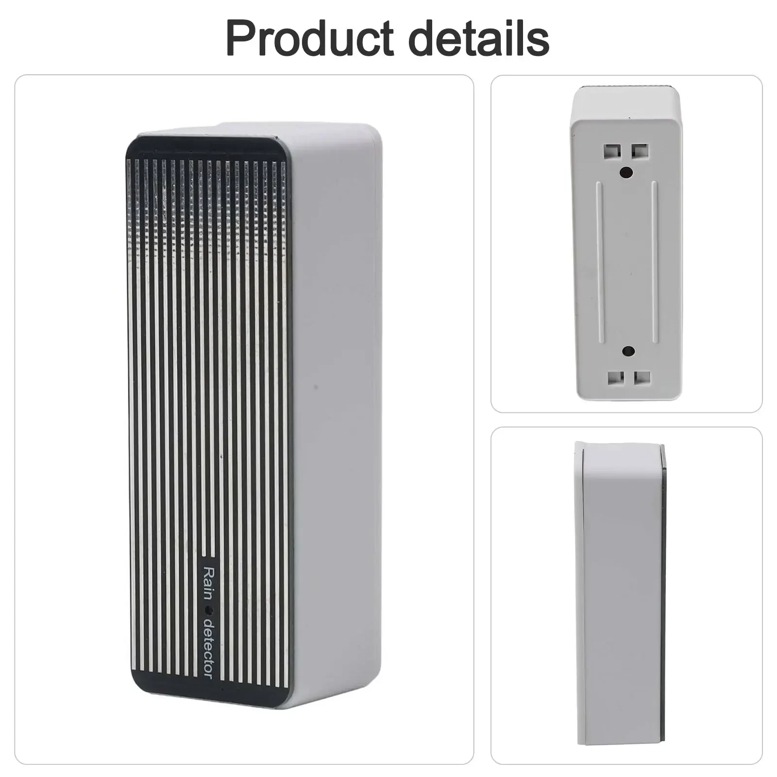 

Датчик детектора дождевой воды 2-в-1, водонепроницаемый датчик обнаружения дождевой воды, детектор дождя низкой мощности, домашний тест воздуха