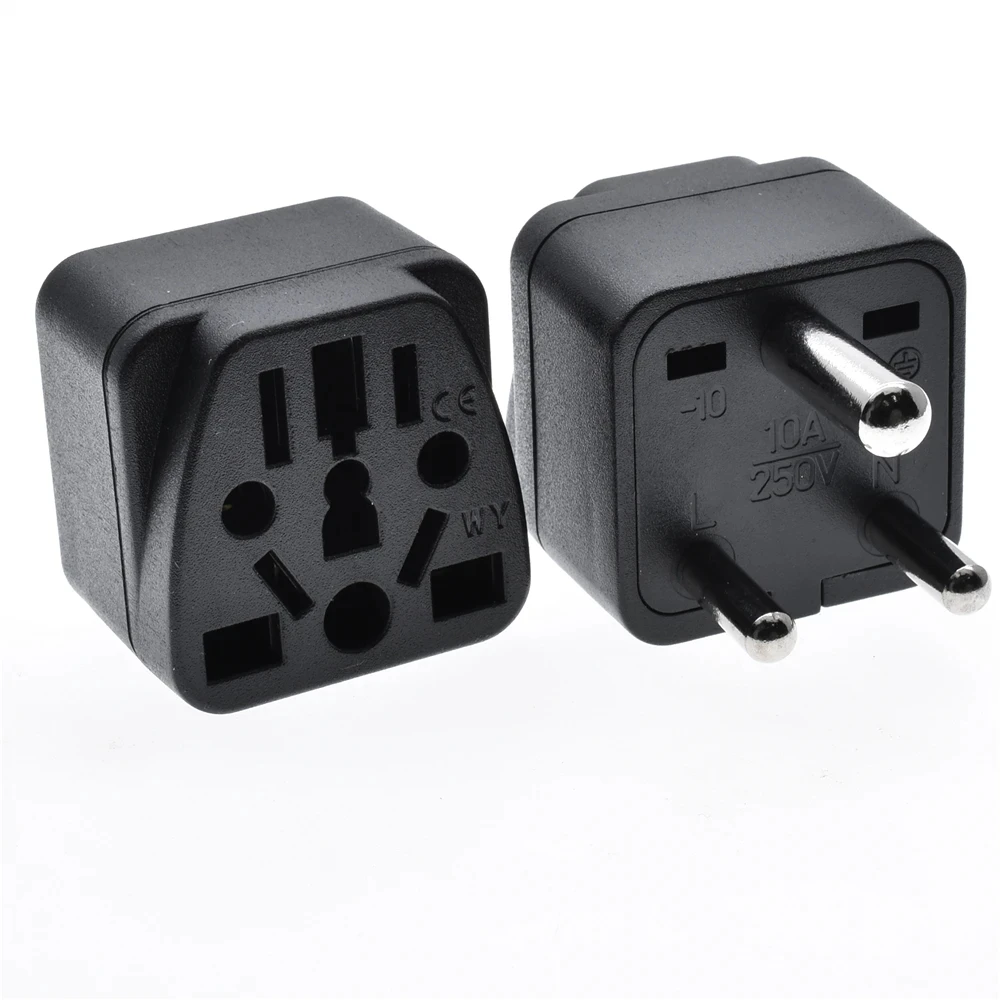 Universal Travel plug to UK,US,EU,small South Africa plug,AC power outlet,adapter,Nepal,India,Sri Lanka Big South Africa 15A/10A