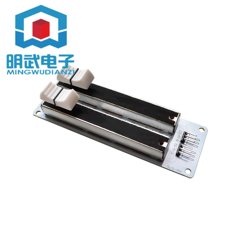 Zweireihiges Schiebepotentiometer, analoger Sensor, elektronischer Baustein, linear