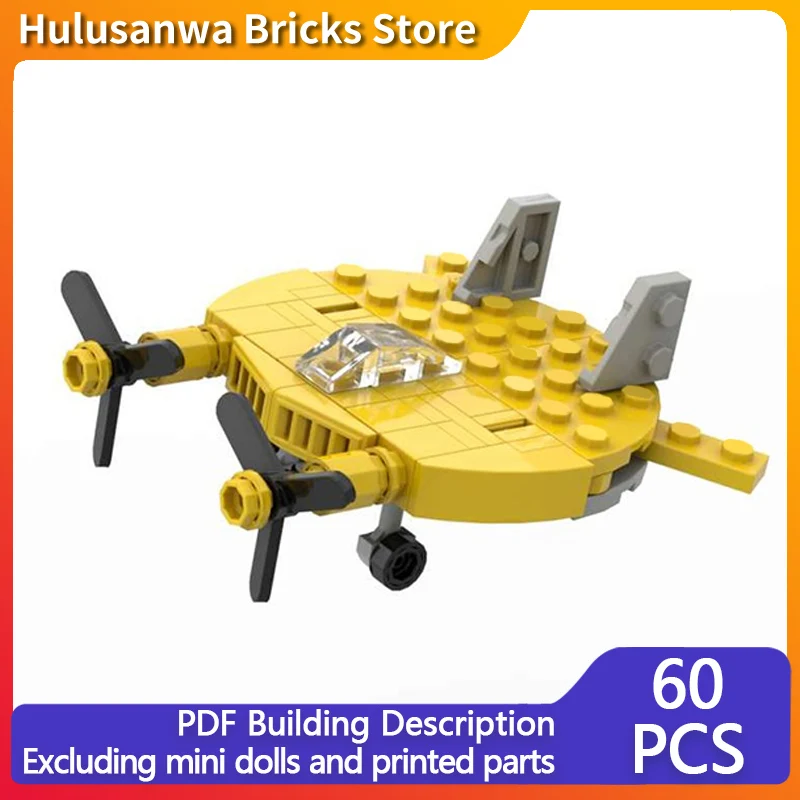 

V-173 Flying Aircraft Model MOC Building Bricks War Equipment Modular Technology Gifts Holiday Assemble Children Toys Suit