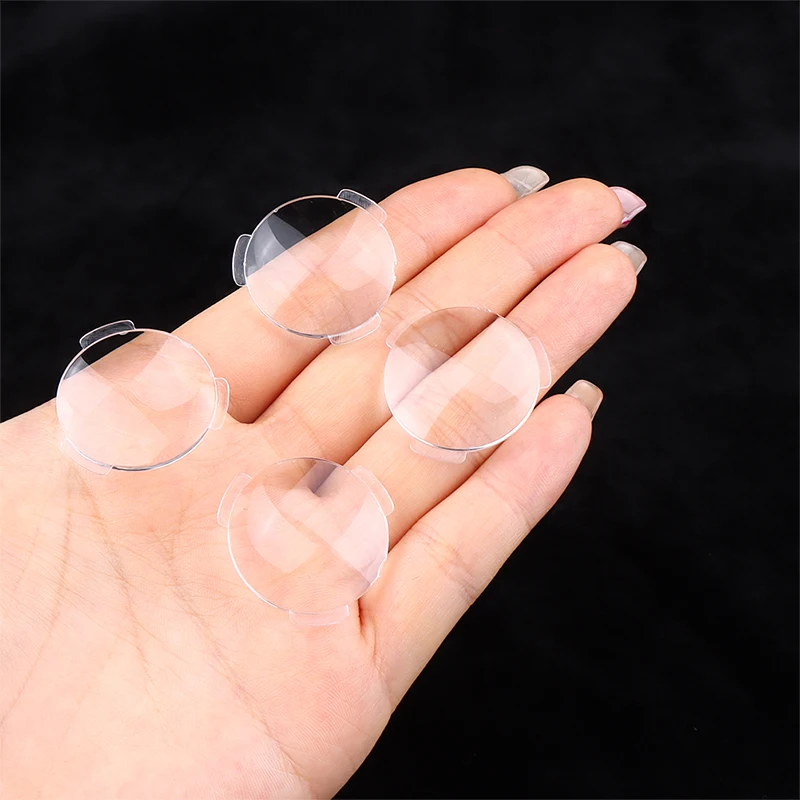 10Pcs 25*45MM BiConvex Ultra Clear Lens For Google Cardboard Virtual Reality 3D VR Glasses 2-5mm Thickness