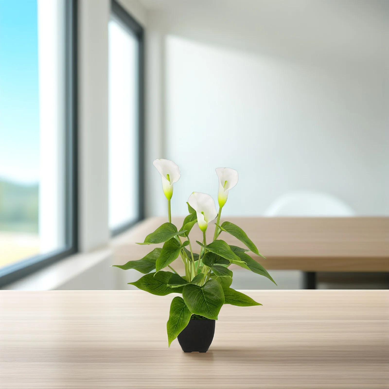

Simulated Calla Potted Plant Lifelike Fake Plants Home Artificial Plant Decor Decor Artificial Indoor Outdoor Bonsai