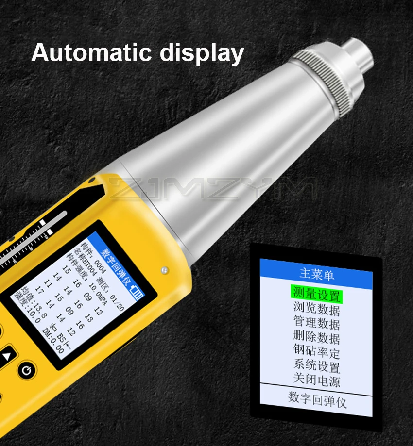 HD-225D Digital Rebound Hammer Portable Concrete Strength Tester Resiliometer Test Equipment Concrete Nondestructive Instrument