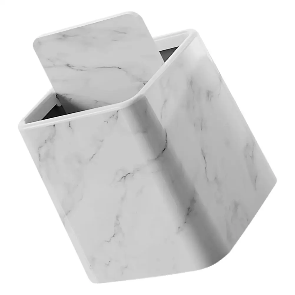 

Imitation Marble Trash Can Cabinet Baby Diaper Cover Garbage Pp Hanging Kitchen