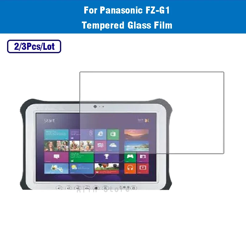 For 10.1 Inch Panasonic FZ-G1 HD Tempered Glass Protective Film TOUGHPAD Screen Protector