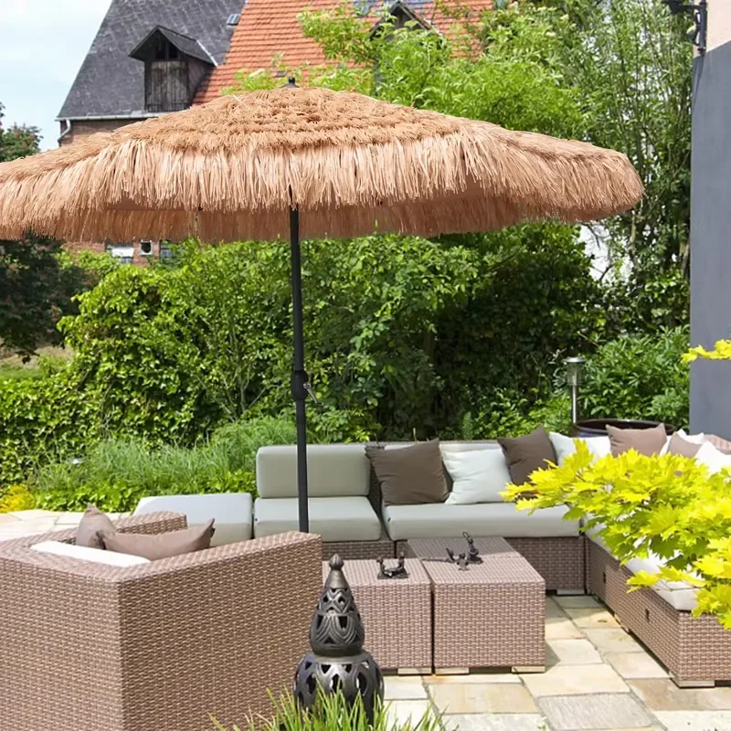 Custom Outdoor Shade Thatch Umbrella Grass Umbrella Courtyard Garden Farm Accommodation Beach Balcony Parasol