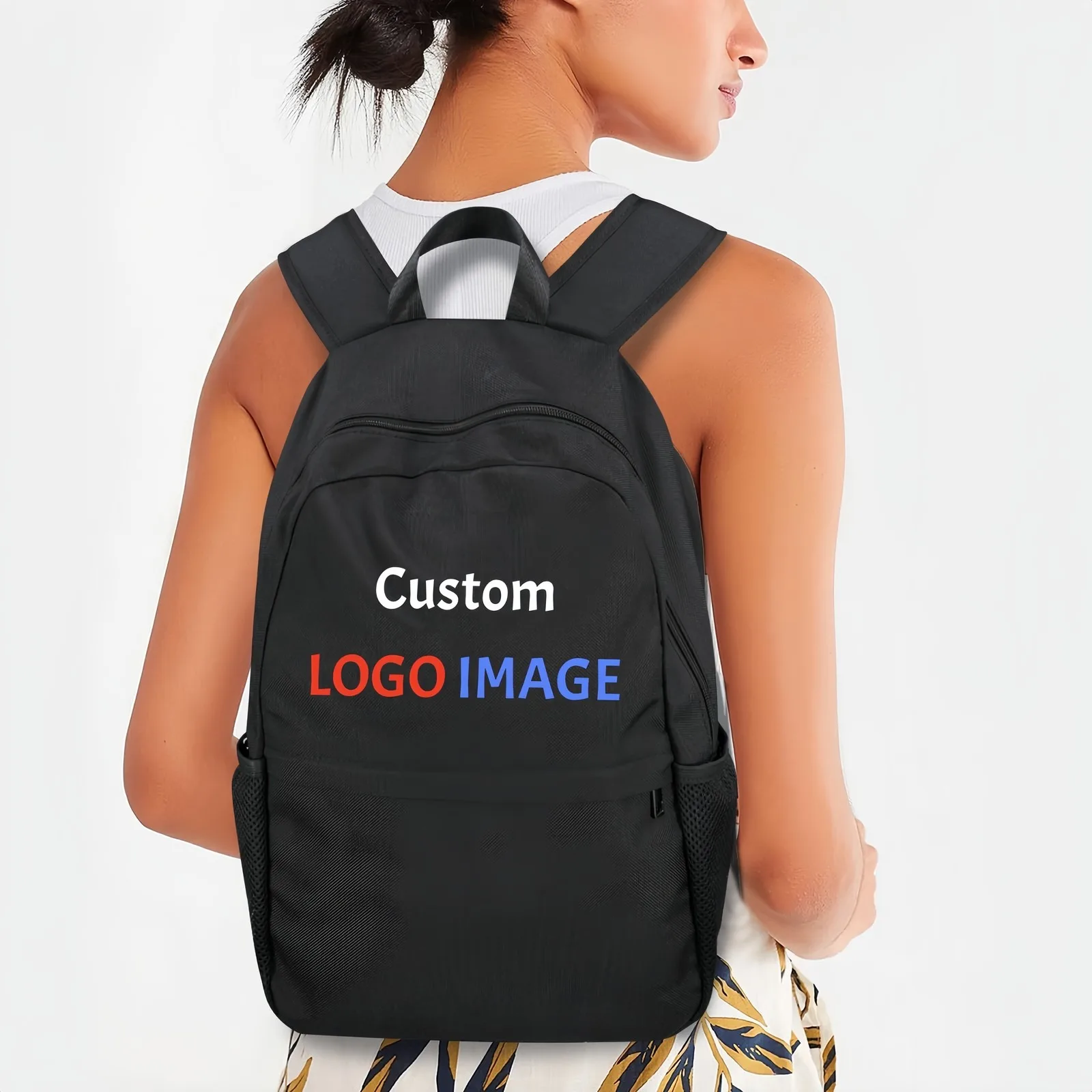Personalized Graduation Backpack for Students – Custom Logo/Image  Campus Bag